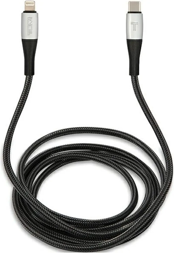 Câble USB-C vers Lightning 1.5M Tumi Noir pour Charge Rapide iPad