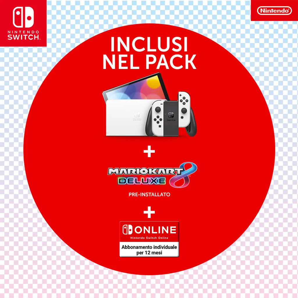 Jouez sans Reflets avec la Nintendo Switch OLED et Mario Kart 8 Inclus - 4