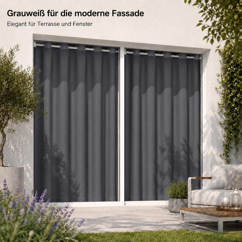 1x Outdoor Thermovorhang gegen Kälte und Hitze – Produktbild 