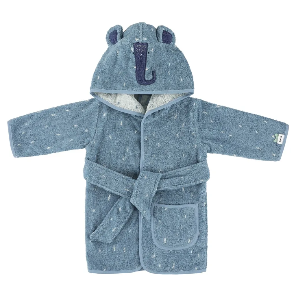 Accappatoio per bambini Trixie - Mrs Elephant - 100% Cotonelogico