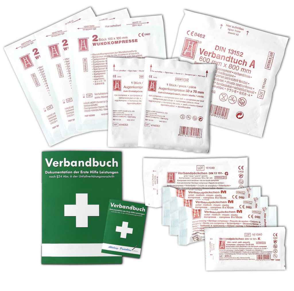 Austauschset Sterilteile für Verbandkästen und Produktbild 