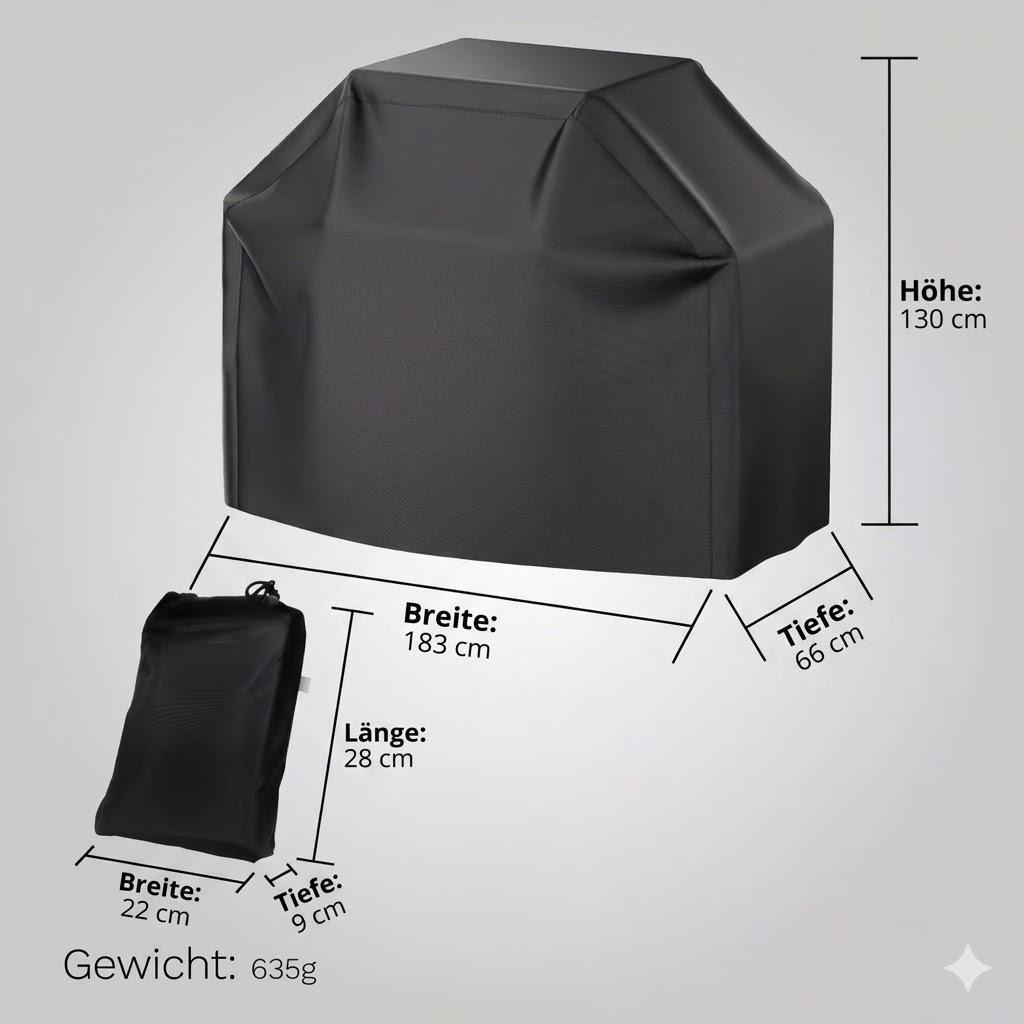 Housse de barbecue XXL 183 x 66 x 130 cm - Housse de Image du produit 