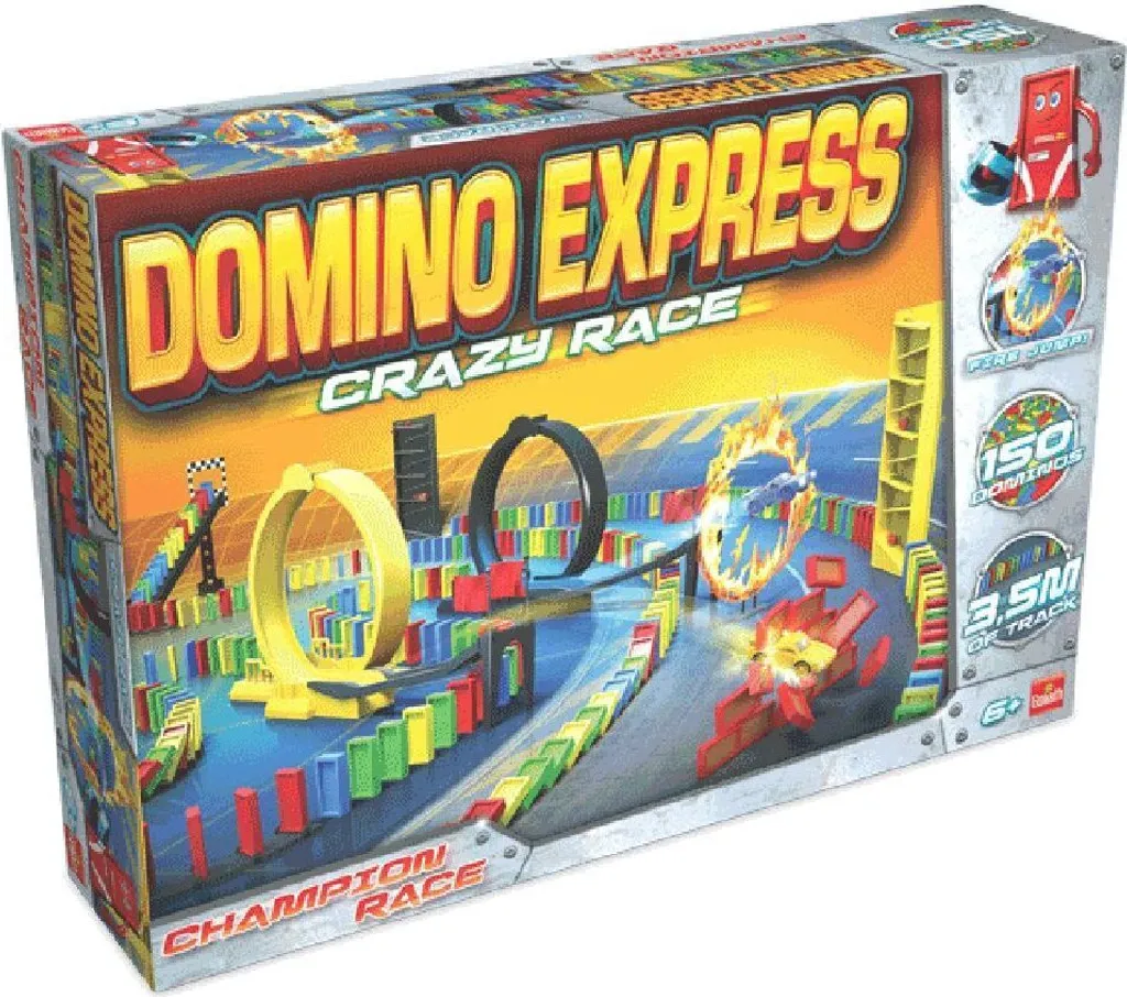 Jeu d'adresse Domino Express Crazy Race pour animer les après-midis