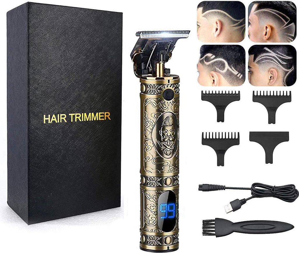 ANTCOOL Professionelle Haarschneidemaschine für Herren Zero Gap Akku-Haarschneidemaschine Professionelles Haarschnitt-Pflegeset Kompatibel mit wie...