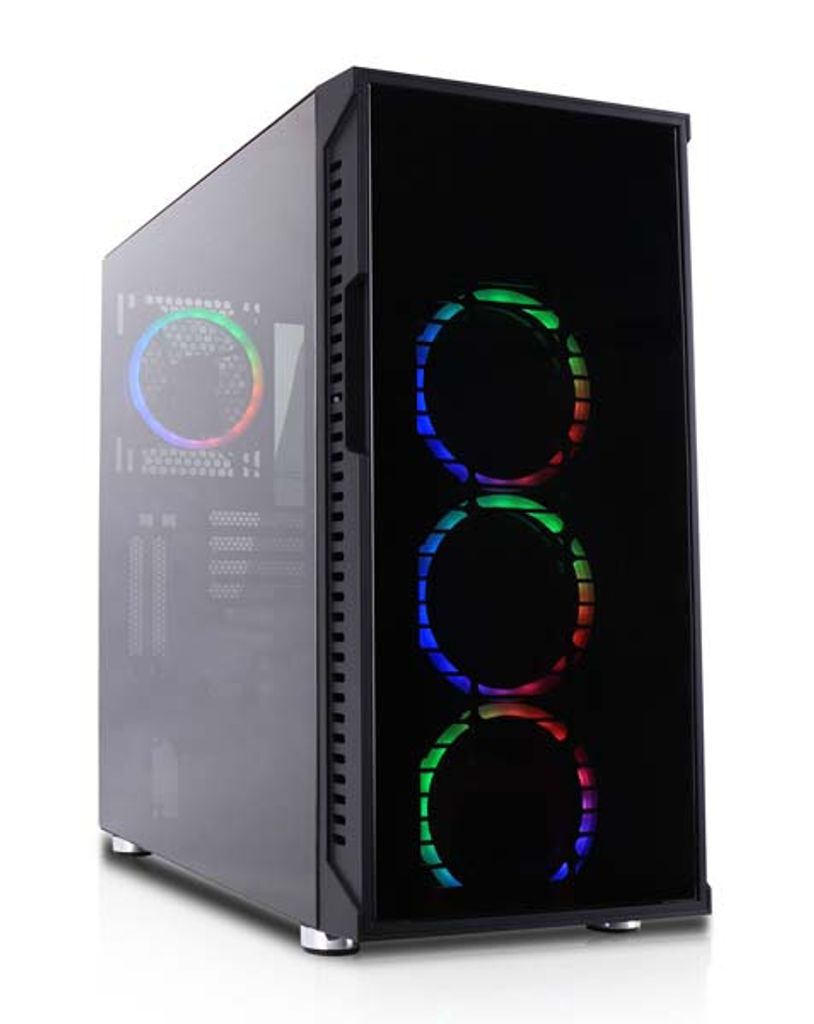 Nanoxia Gehäuse A-RGB ATX-Glas-Front-USB3.1 ARGB with ODD Produktbild 