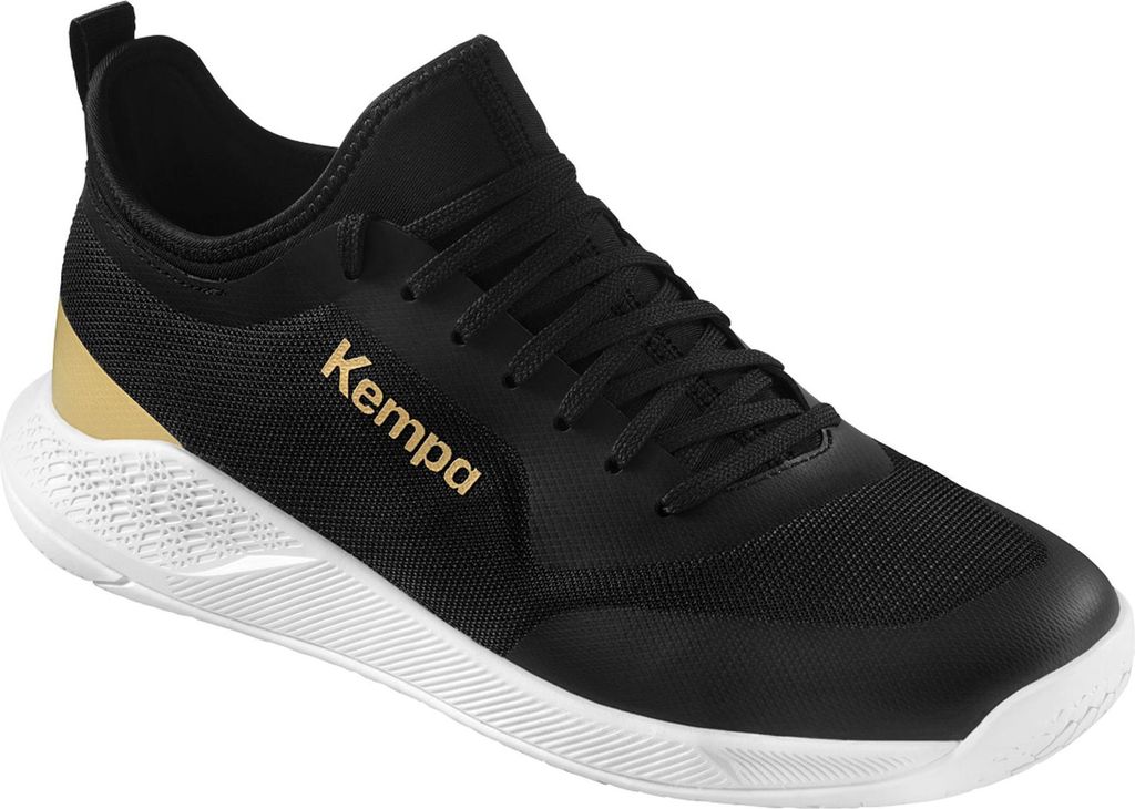 Kempa Kourtfly Jr - schwarz/weiß/gold, Größe:39