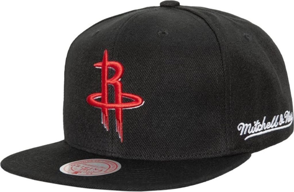 Mitchell & Ness Snapback NBA English Dropback Houston Rockets black