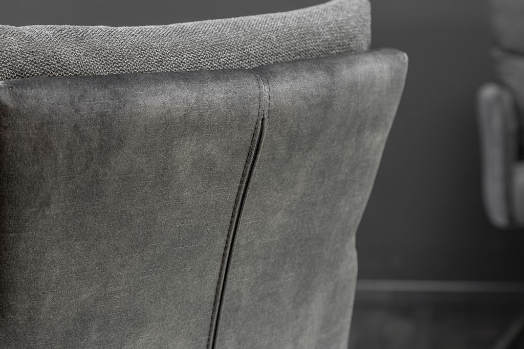 riess-ambiente Drehbarer Stuhl BIG GEORGE anthrazit Samt Produktbild 9