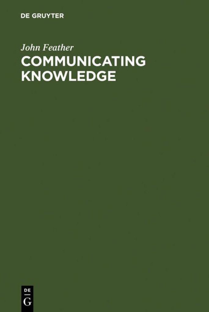 Communicating Knowledge