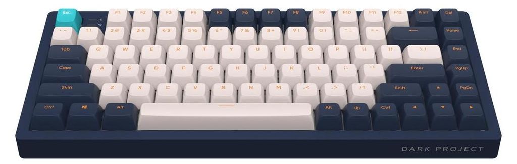 DARK PROJECT KD83A Navy Blue/Ivory - Tastiera meccanica da Immagine del prodotto 