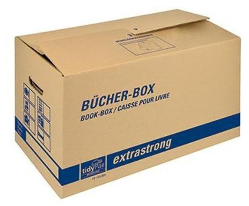TidyPac Umzugskarton TP110.005 575x295x335mm Braun Produktbild 