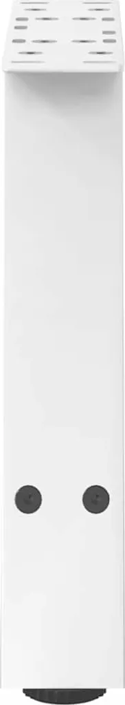 Offerta 2 Gambe Tavolino SYFAX™ Bianche 50x30 cm in Acciaio - 4