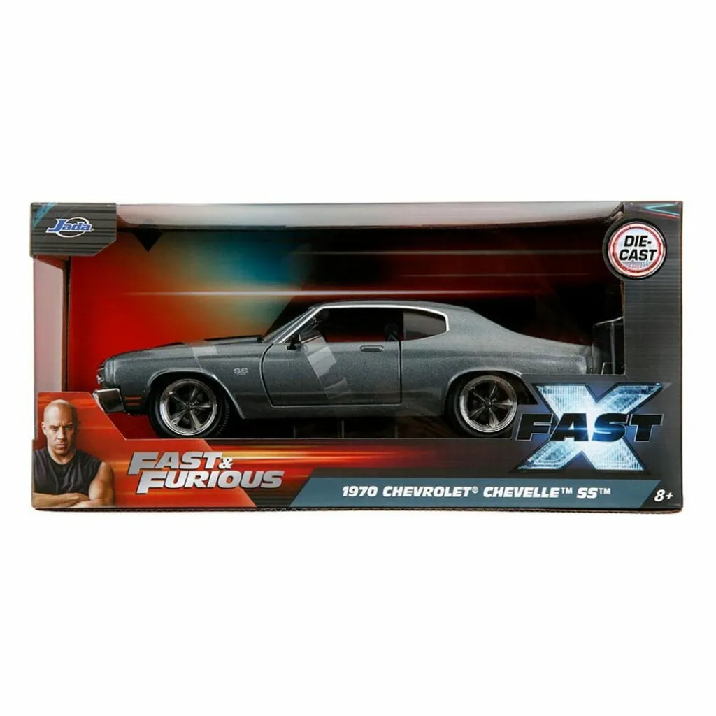 Chevrolet 1970 Fast & Furious 1:24 Jada - Portes et Capot Ouvrants