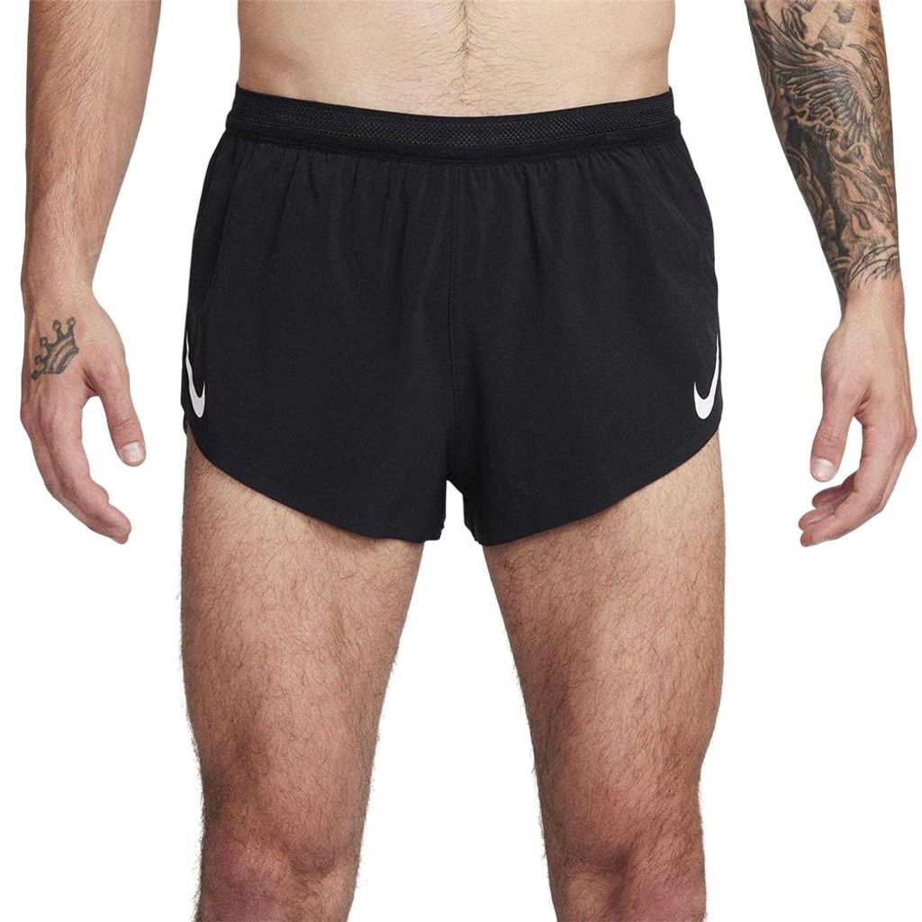 Nike - "Aero" Laufshorts für Herren GT16114 (M) (Schwarz/Weiß)