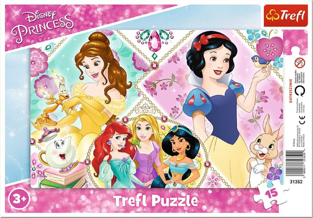 TREFL 15 el. ramkowe Urocze księżniczki (31352)
