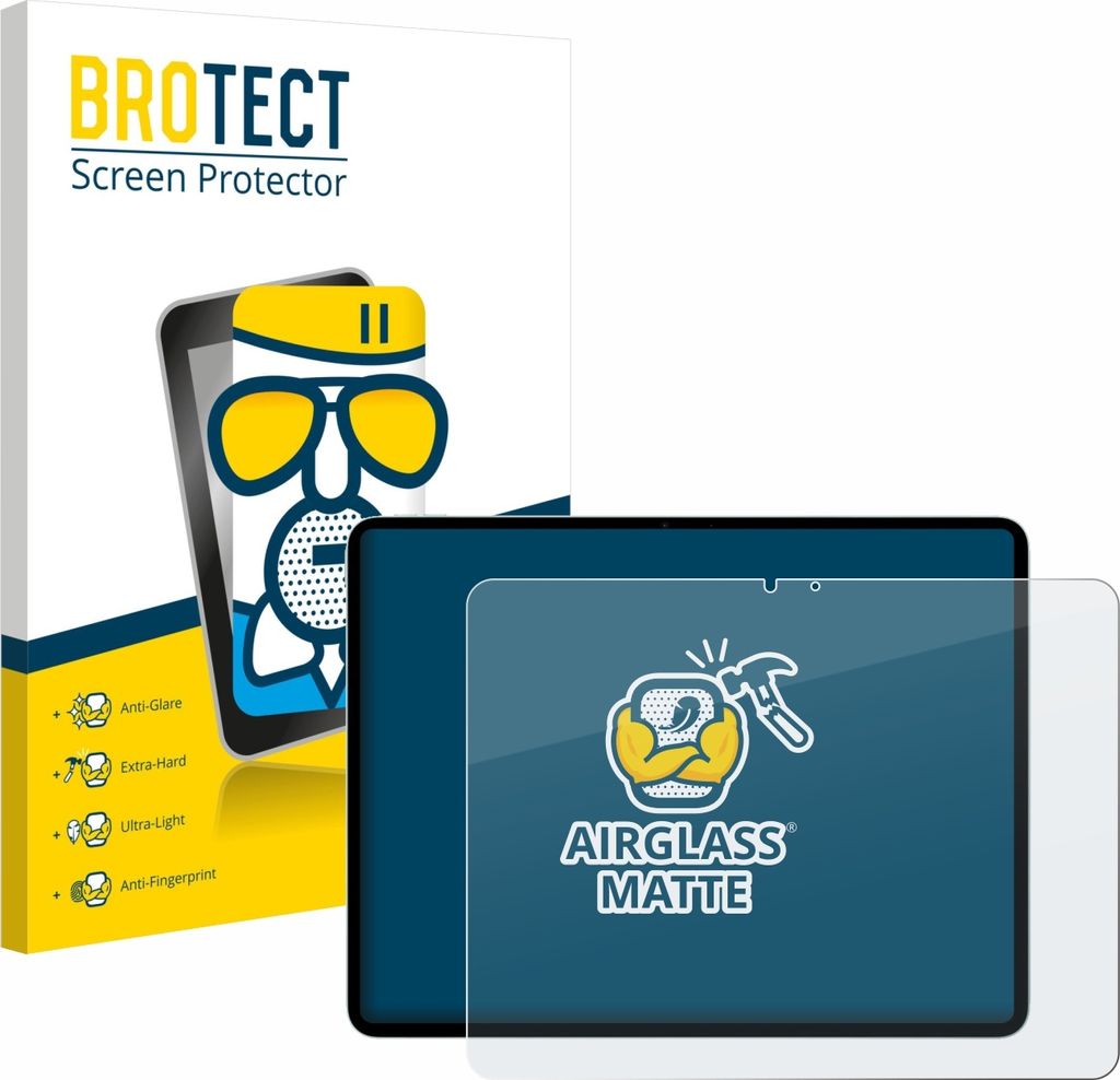 BROTECT Entspiegelungs Schutzglas für Apple iPad Air 13" M3 2025 Schutzfolie Panzer Folie Glas Display Schutz matt