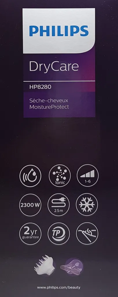 Sèche-Cheveux Philips HP8280/00 Idéal pour Brushing Lisse et Cheveux Hydratés - 13