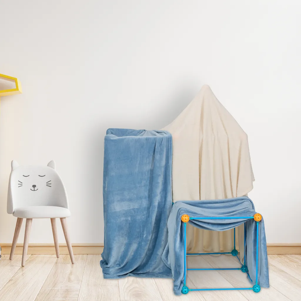 Jeu de Construction de Cabane Enfant Kit DIY Grotte Intérieur Extérieur - 5