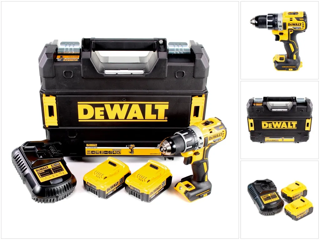 Perceuse Brushless DeWalt DCD791M2 18V 70Nm moteur haute performance