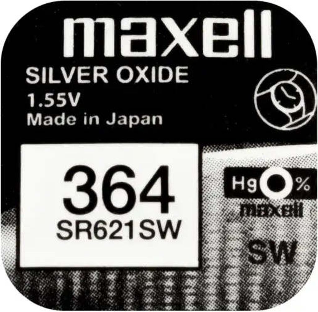 Maxell SR0621SW, Jednorazowa bateria, SR60, Zdjęcie produktu 