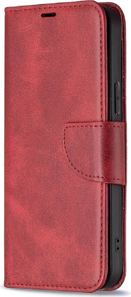 Nexeri Wallet Magnet Case Buch Tasche Schutzhülle aufklappbare Hülle Standfunktion Zubehör kompatibel mit Oppo A78 Rot