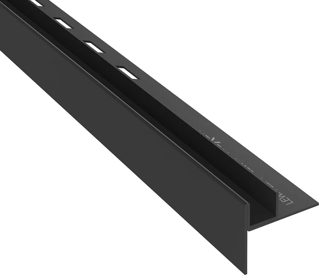Rail de finition pour pente de douche noire 180 cm Mexen Line-B Gauche