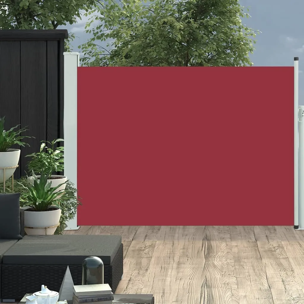 Tenda Laterale Retrattile 500 cm Rosso | Crea la tua Oasi di Pace
