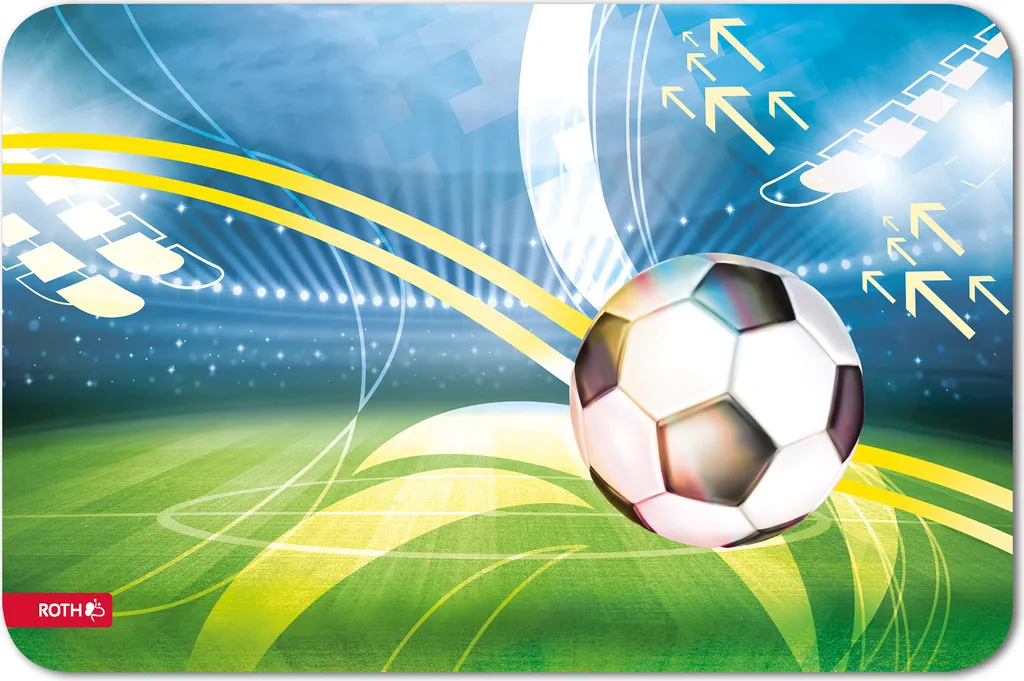 ROTH 89340 Sous-main Football en similicuir pour bureau d'enfant
