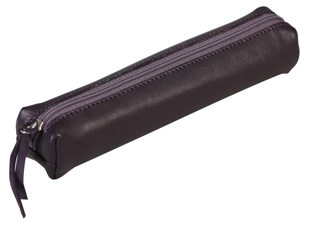 Trousse en cuir Clairefontaine Law auberline de 19,5 x 2,5 x 4 cm