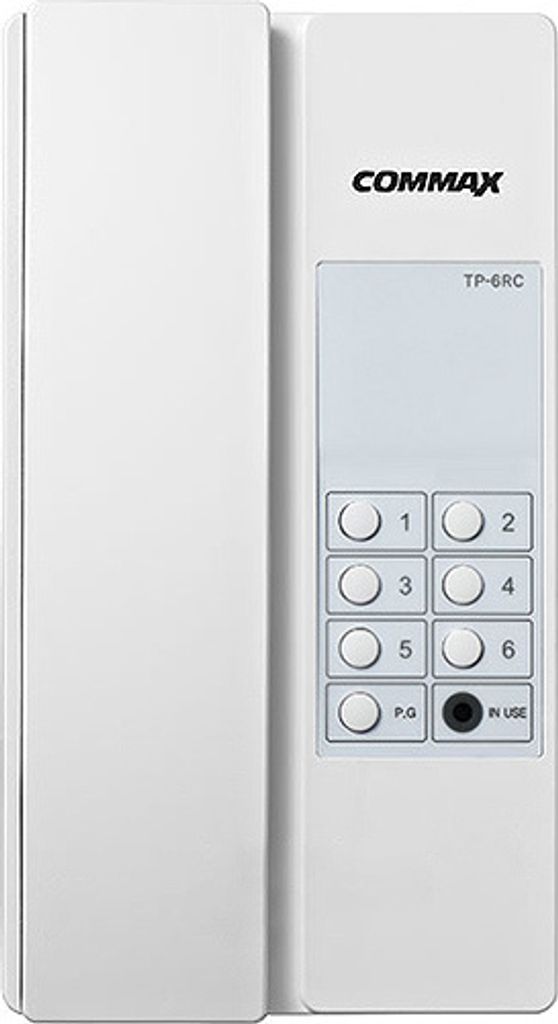 TP-6RC - Intekom. aparat słuchowy, adresowalny domofon, 6 Zdjęcie produktu 
