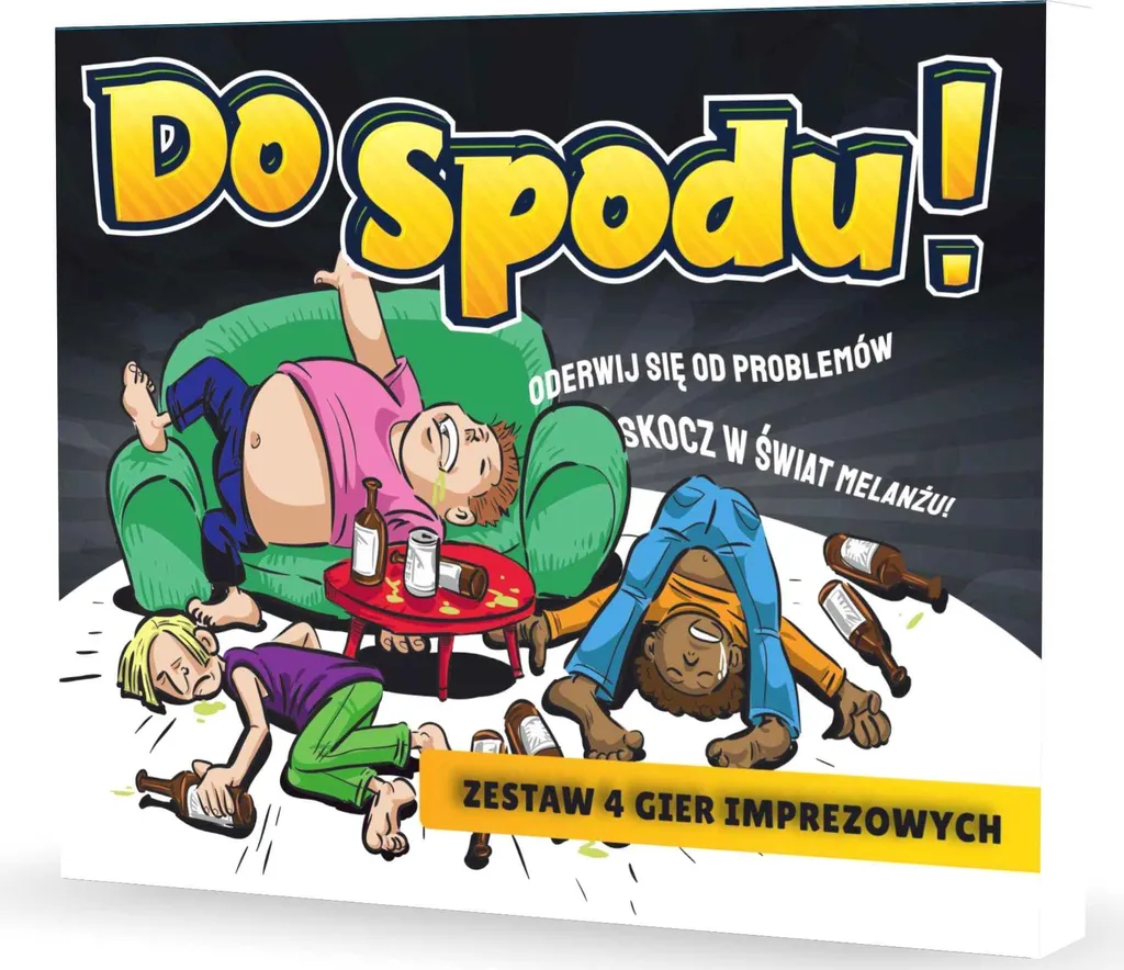 Jeu de société pour apéro et fête de groupe - Pack de 4 jeux variés