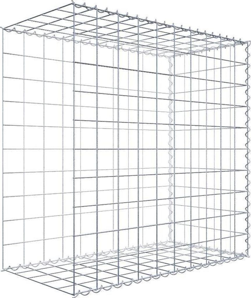 Anbaugabione Typ 2 100 cm x 100 cm x 50 cm (L x H x T), Maschenweite 10 cm x 10 cm, Spirale