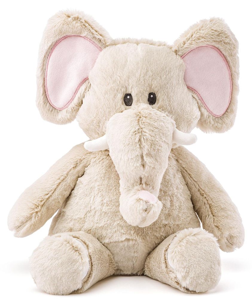 Lumpin Kuscheltier Elefant Plüsch weiß groß 40 cm Geschenk Produktbild 