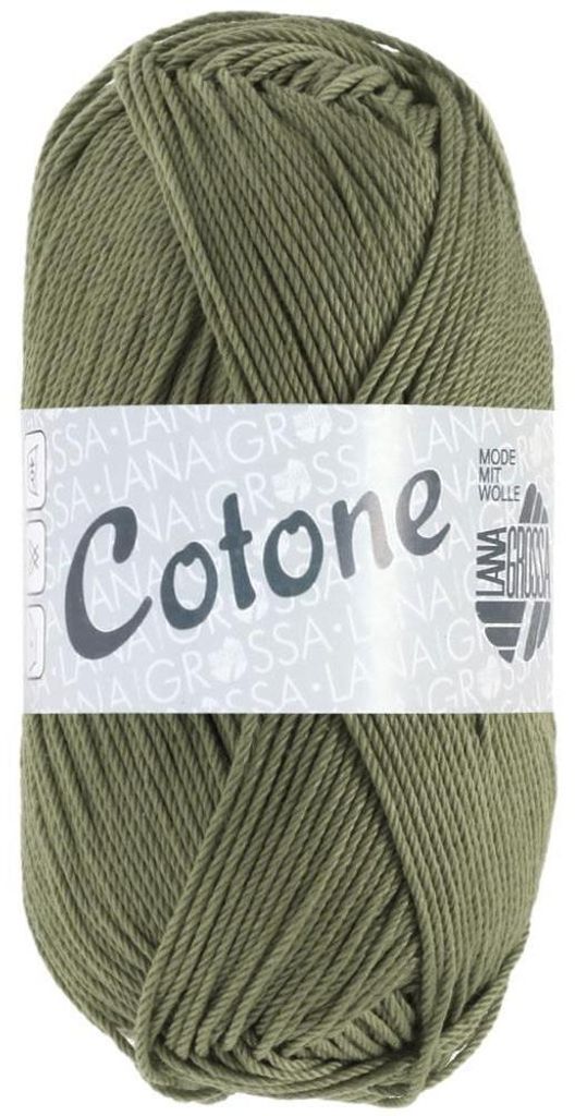Lana Grossa Cotone 087 Oleandergrün 50g Produktbild 