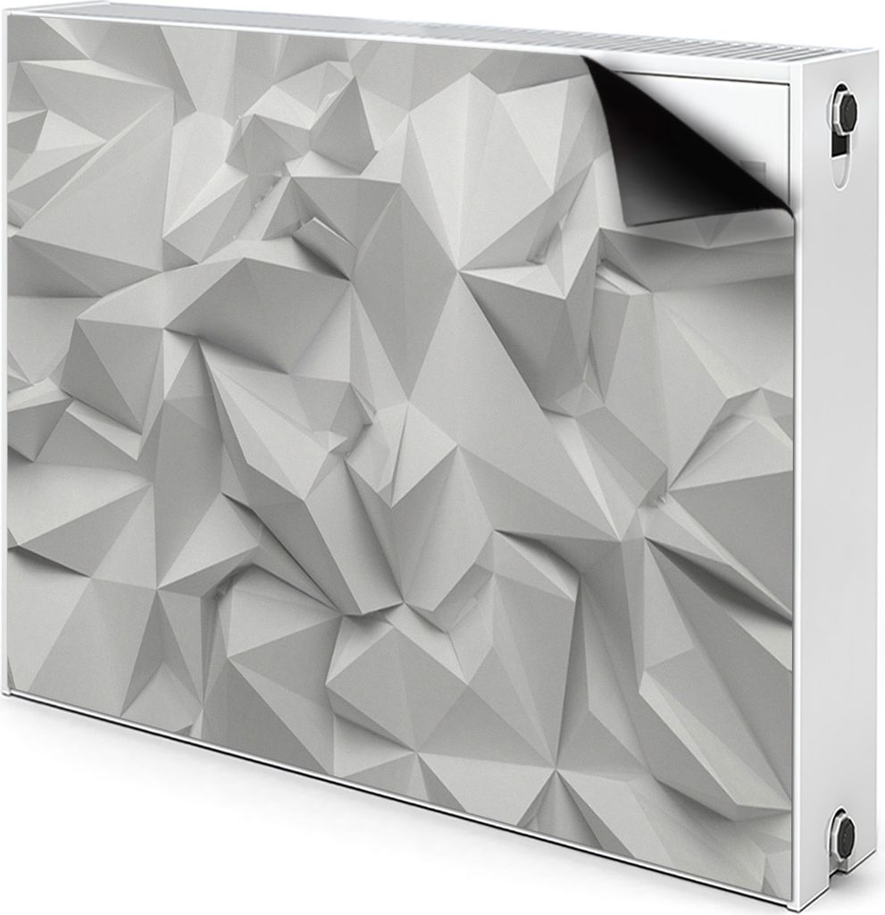 Magnet Heizkörperabdeckung Heizkörperverkleidung Verkleidung Abdeckung 110x60 cm - Abstraktion, weiß