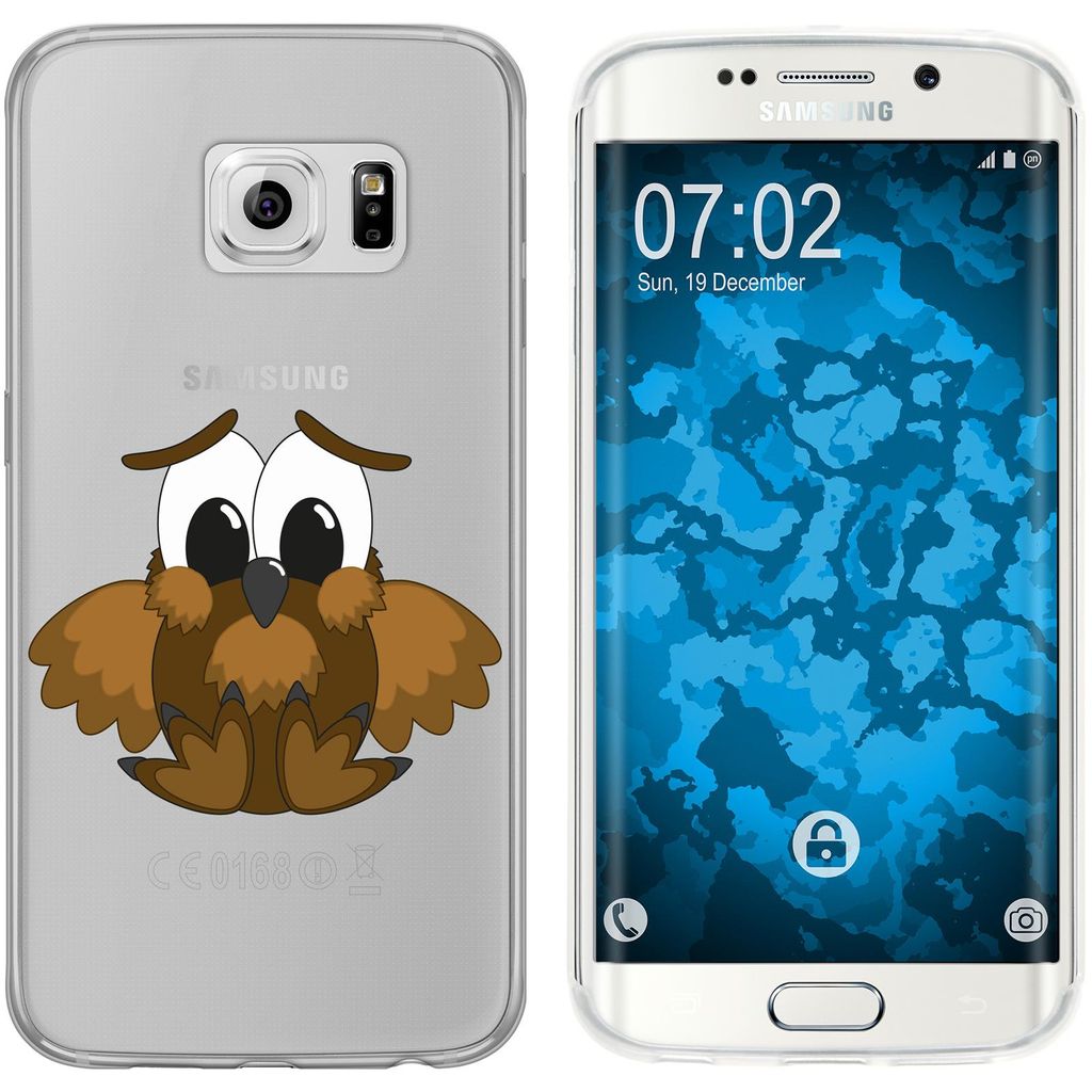 PhoneNatic Case kompatibel mit Samsung Galaxy S6 Edge Silikon-Hülle Cutiemals M9