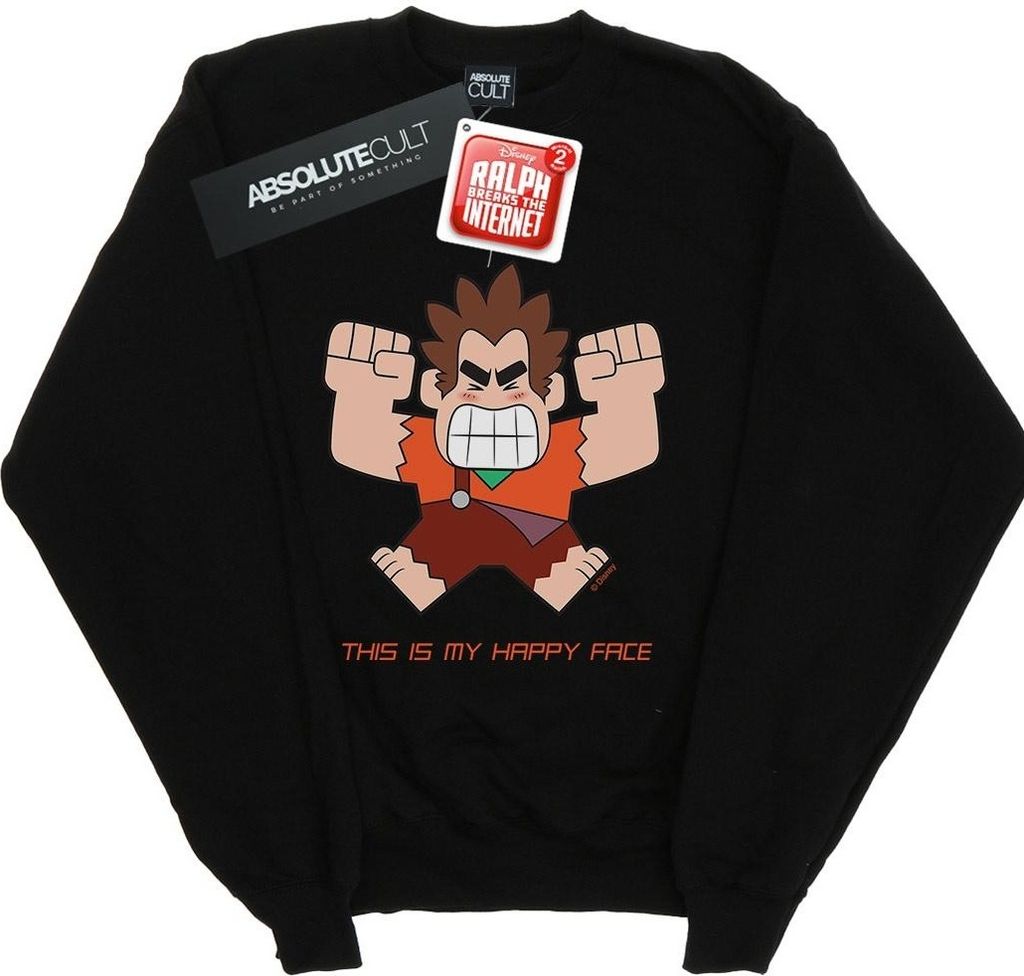 Disney - "Wreck It Ralph" Sweatshirt für Damen BI43117 (M) (Schwarz)