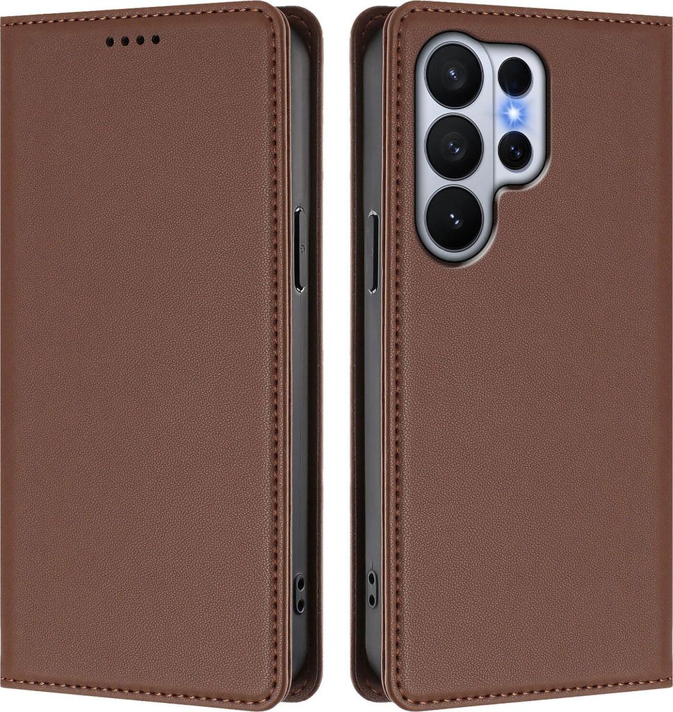 Etui en cuir pour Samsung Galaxy S26 Ultra, étui magnétique Image du produit 