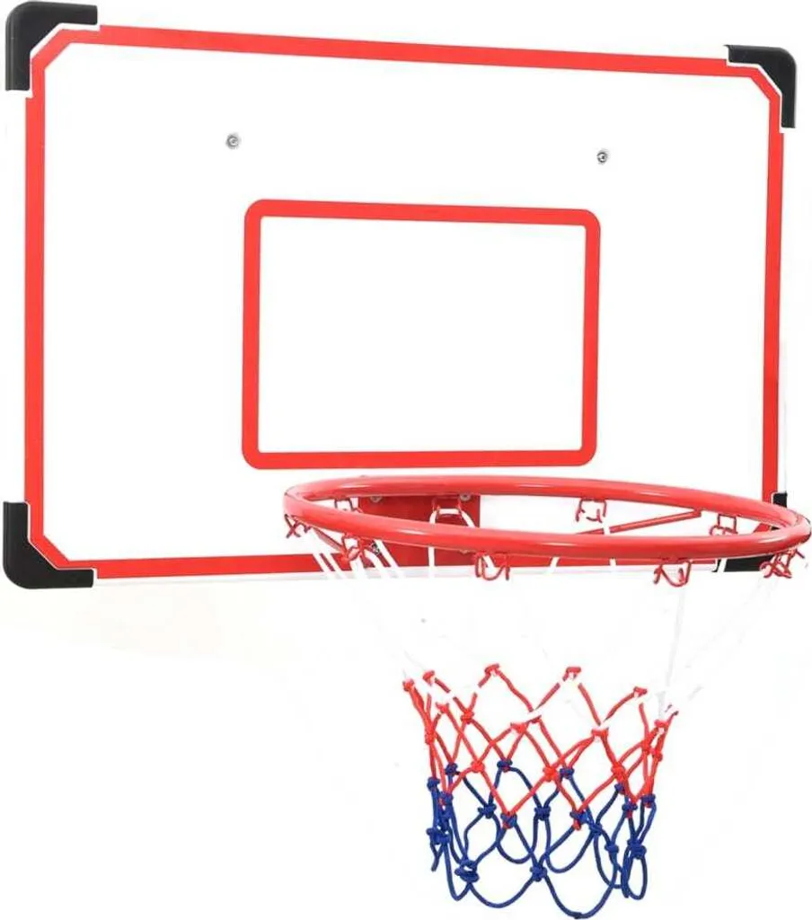 Set de basket-ball mural 5 pièces en acier résistant pour extérieur
