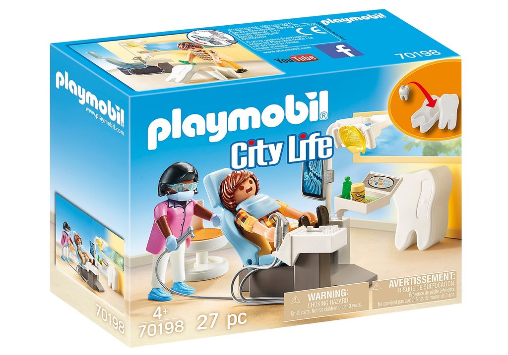 PLAYMOBIL® City Life 4er Set 70192 70196 70197 70198 Kinderkrankenzimmer Ärzte 