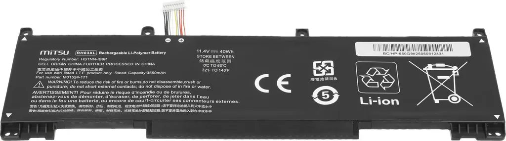 Batterie d'ordinateur portable HP ProBook G8 G9 G10 MITSU RH03XL