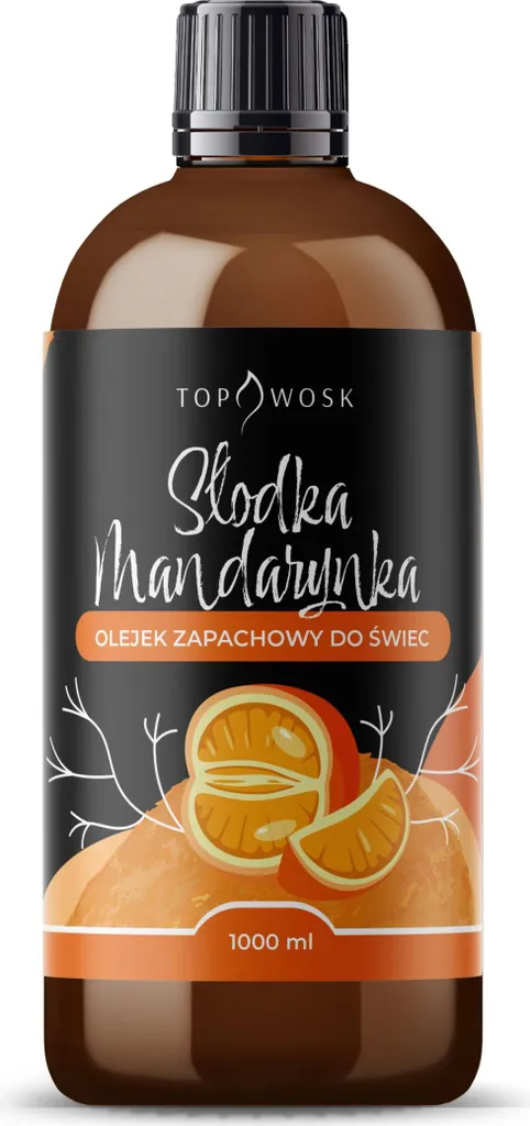 Huile parfumée à la mandarine douce 1000 ml - Essence agrumes pure