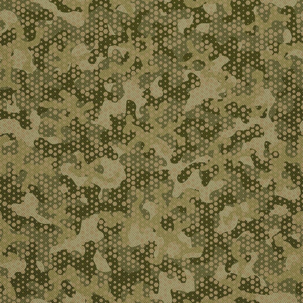 OUTDOOR DEKOSTOFFE OXFORD - Motiv Soldaten Tarnung