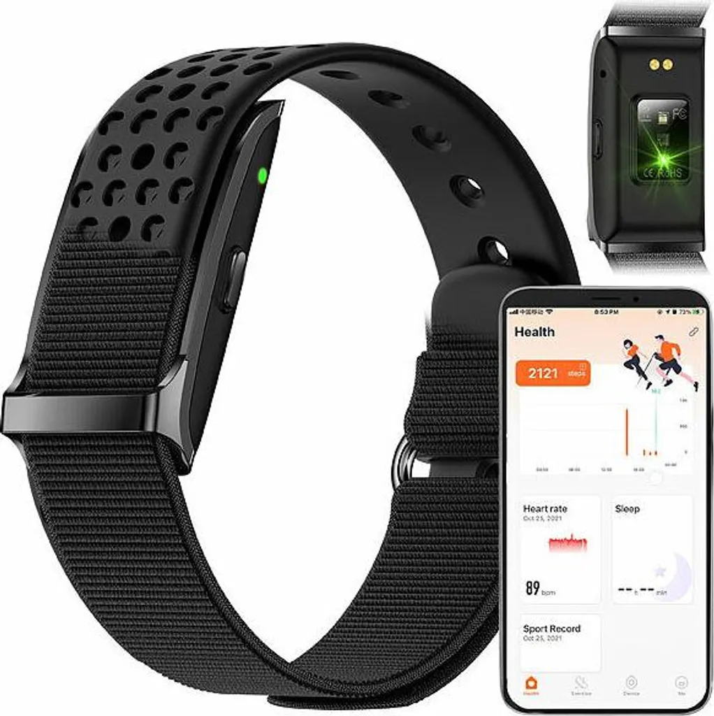 Bracelet fitness pour coaching sportif et analyse du sommeil profond