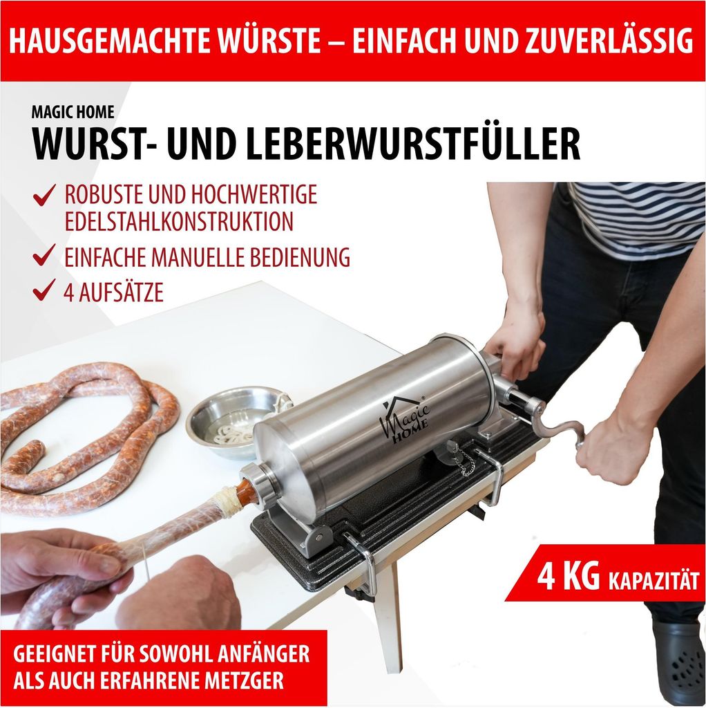 MeineHennen Futterautomat 4 Kg und Wasserspender 8 L - kurze und lange Füße