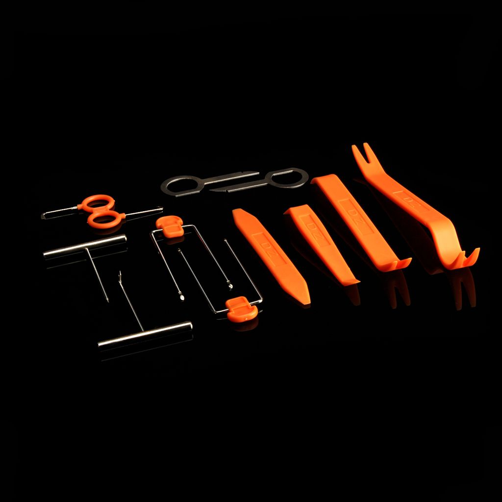 Lerkely Demontage Werkzeug, Hebelwerkzeug Auto Set, 4 Teile  Zierleistenkeile Verkleidungs, Auto Verkleidung Werkzeug, Innen-Verkleidung  Ausbau