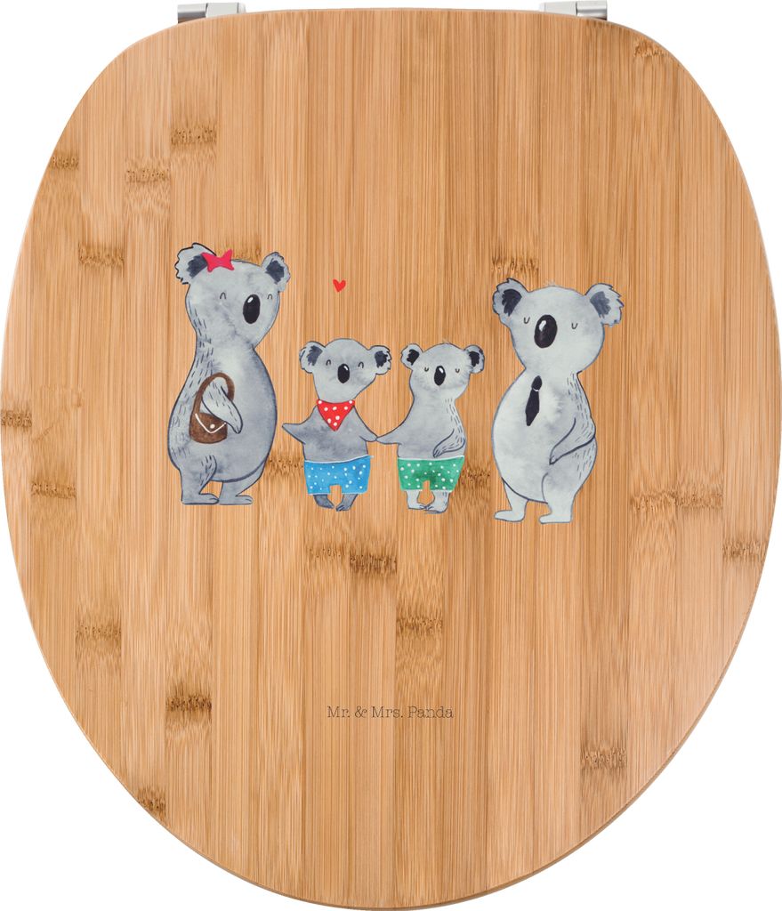 Mr. & Mrs. Panda klo deckel Koala Familie zwei - Transparent - Geschenk, WC-Sitz, Koalabär, Zusammen, WC Sitz, Brille, Toilettendeckel, Klobrille,...