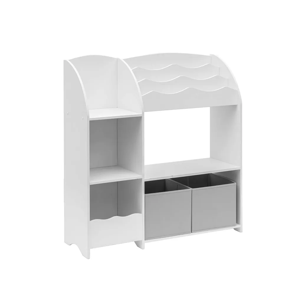 Meuble de Rangement en MDF avec Paniers Amovibles Rebecca Mobili 4+5