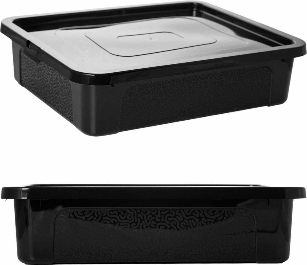 Aufbewahrungsbox Mit Deckel Kunststoffbehälter Container Produktbild 