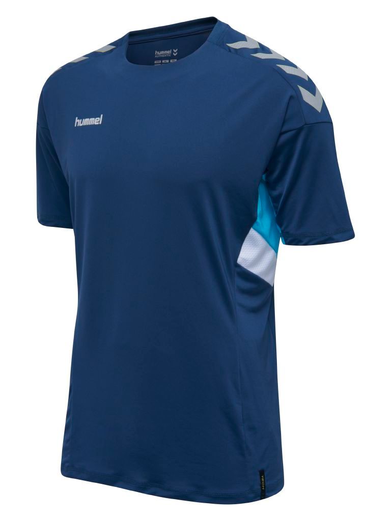 Hummel tech bewegung jersey marine - atmungsaktives männer -t -shirt